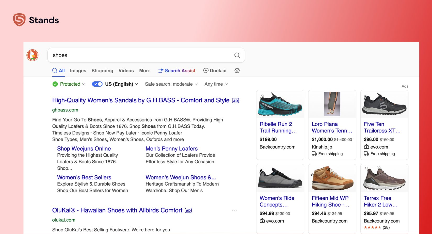 DDG ads shoes