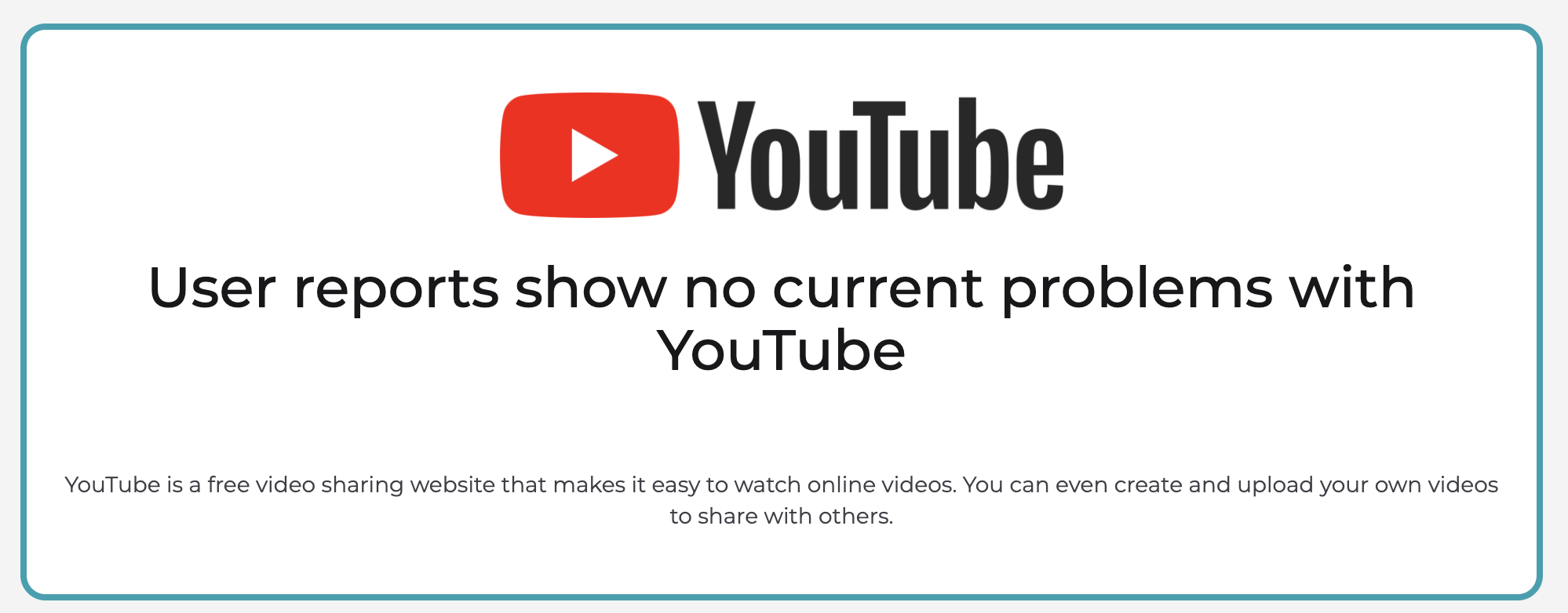 Is YouTube Down
