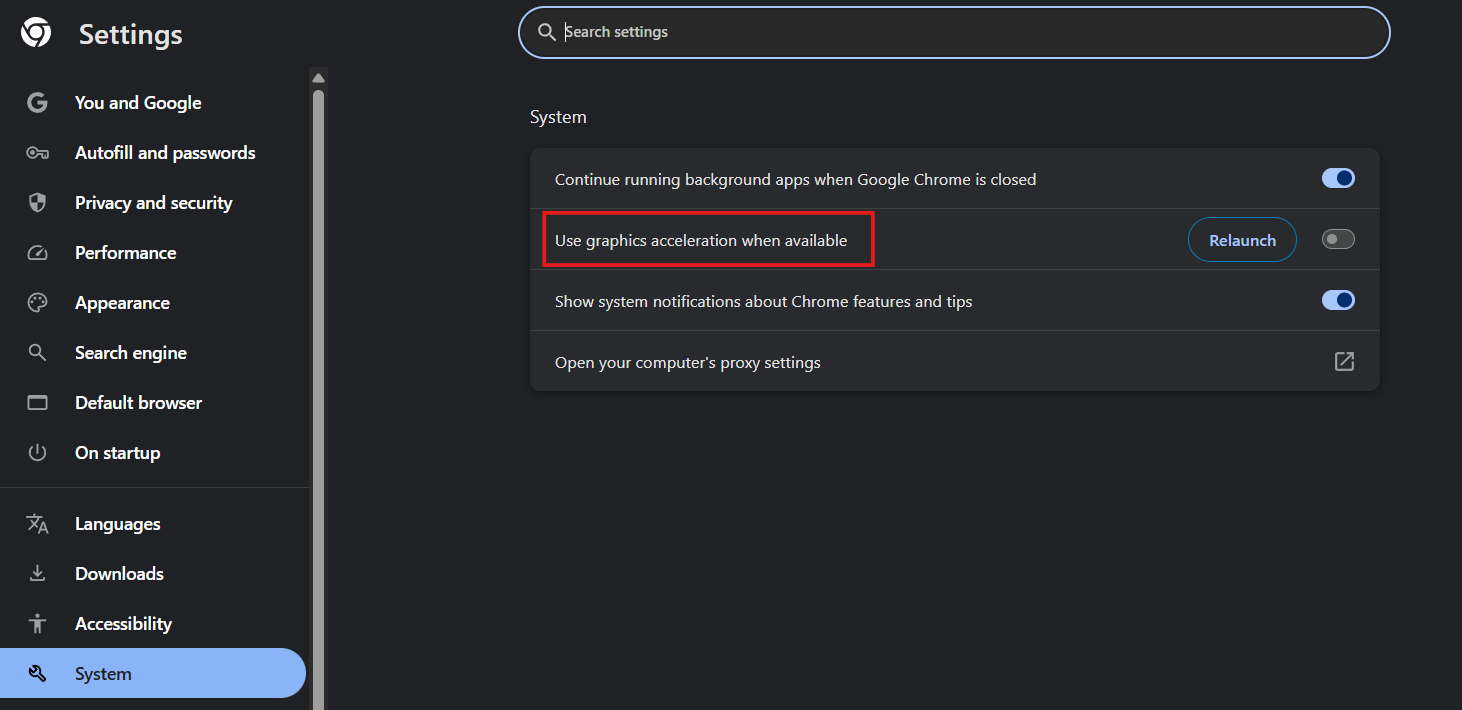 youtube not working on chrome