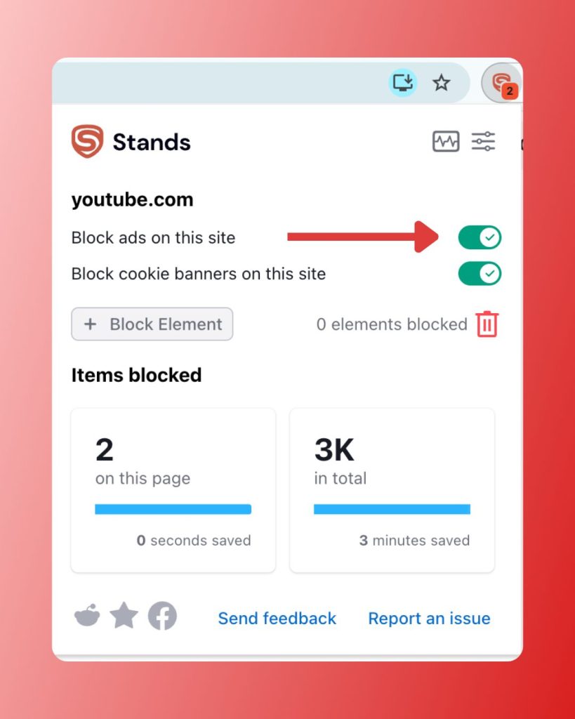 Whitelist a Site in Chrome