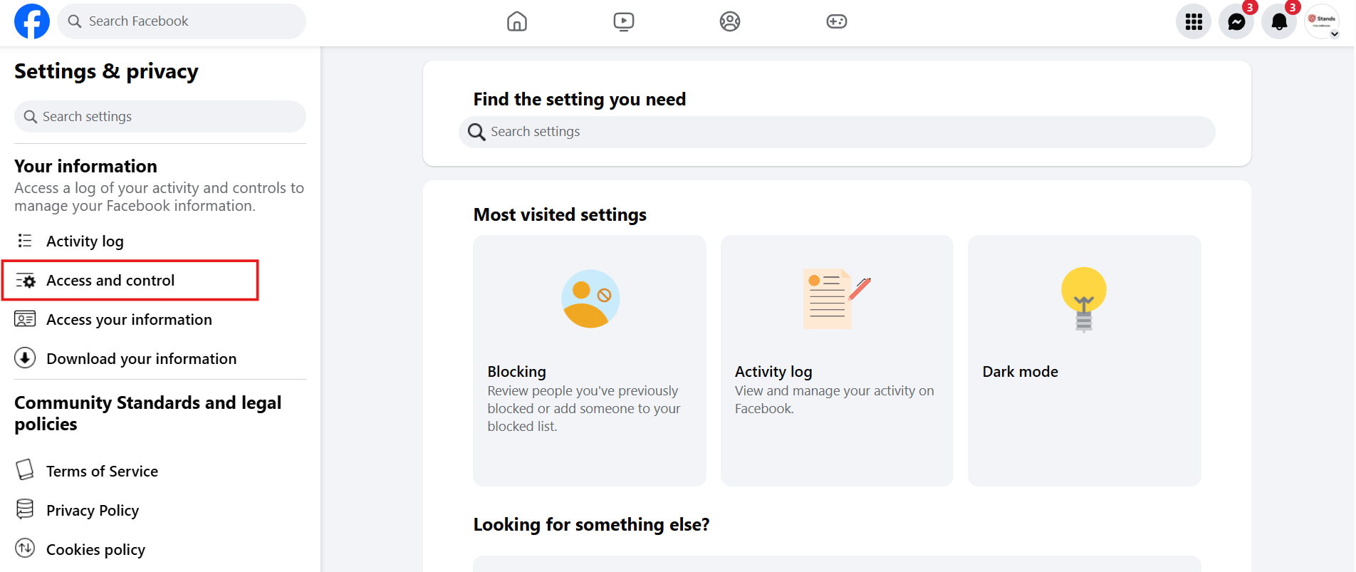 deactivate facebook account