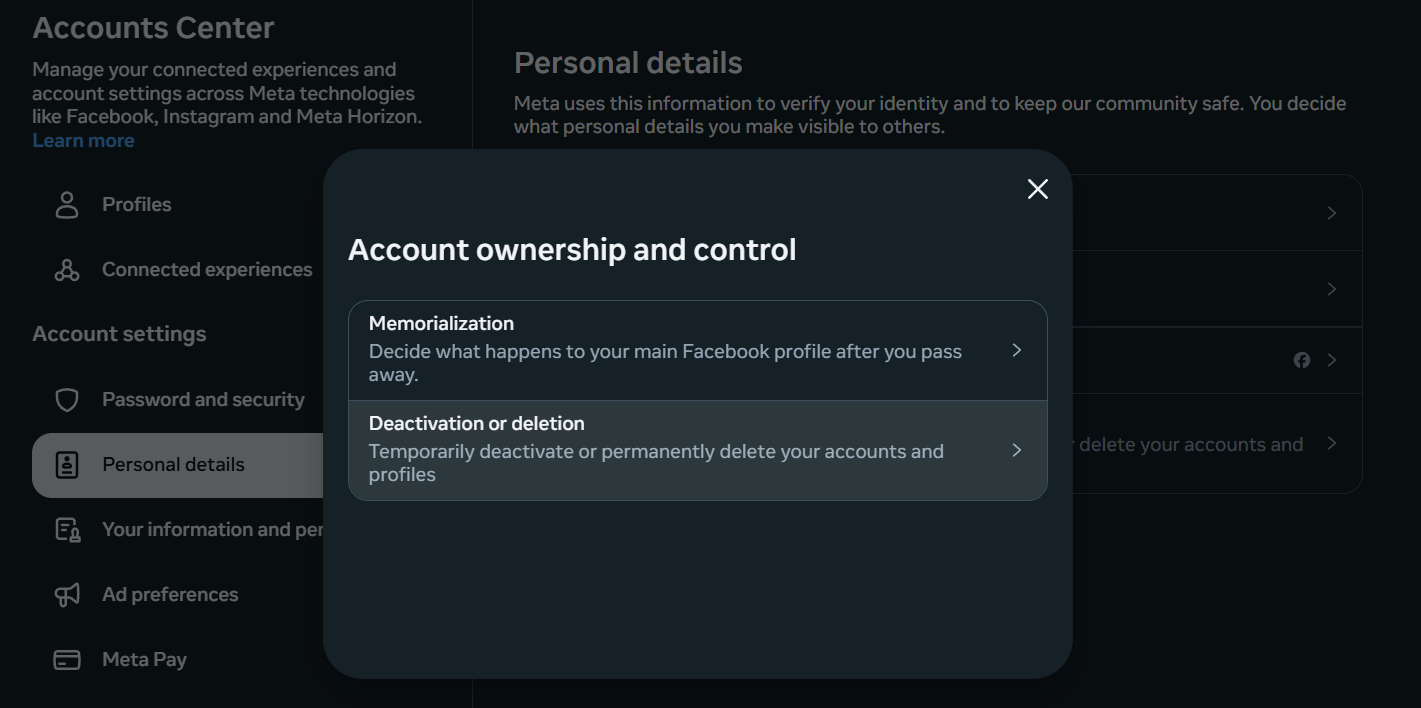 excluir conta do Instagram