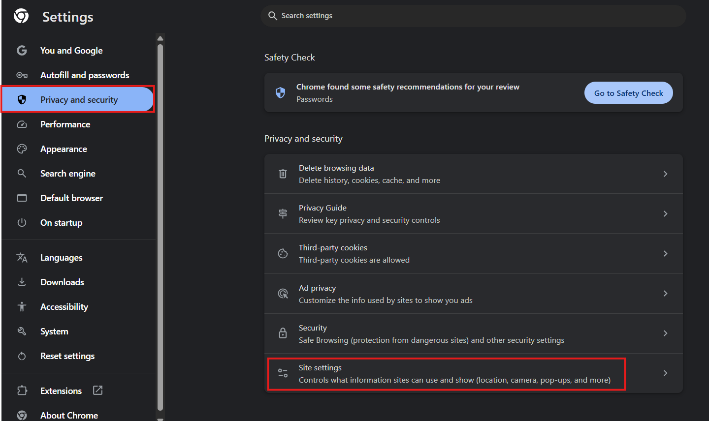 como excluir cookies no Google Chrome