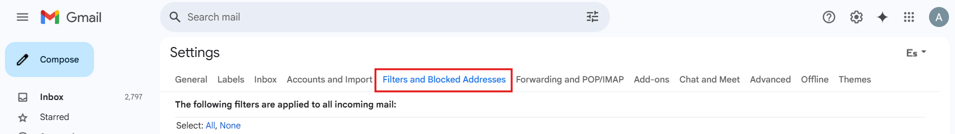 how to block people on gmail