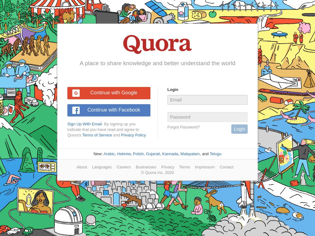 remove quora account